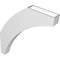 Ekena Millwork 3 1/2-in. W x 28-in. D x 32-in. H Thorton Architectural Grade PVC Knee Brace BRCP035X28X32THR - alternate 5